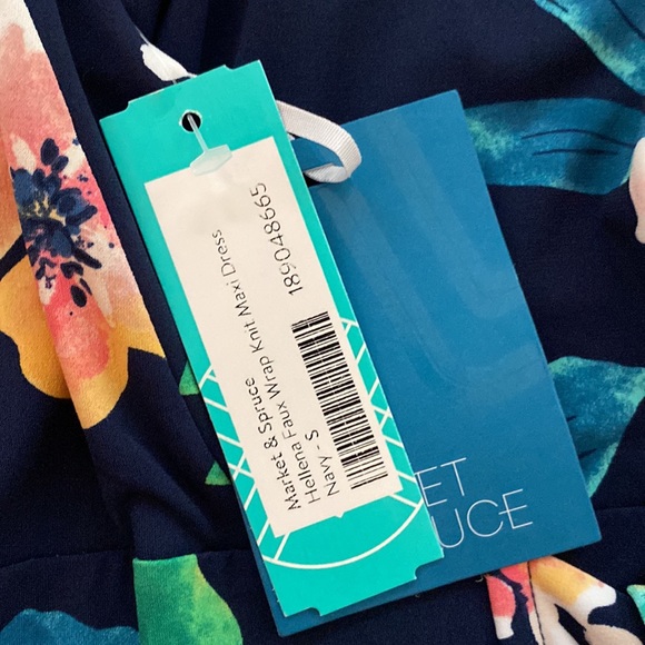 NWT Hellena Faux Wrap Maxi Dress SM - Picture 5 of 5